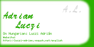 adrian luczi business card
